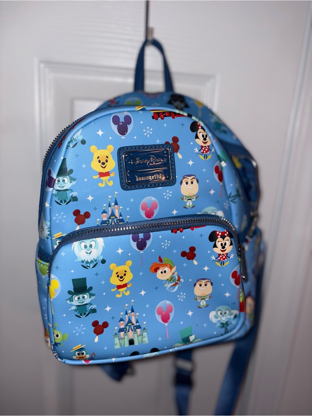 Loungefly Blue Disney Character Kids Mini Backpack